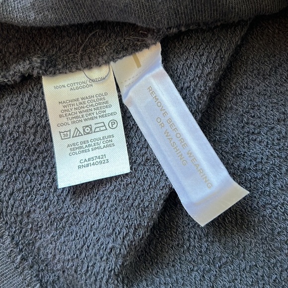 LOFT Petite Mixed Media V-Neck Shift Dress Coastal Grey XSP - Picture 7 of 9